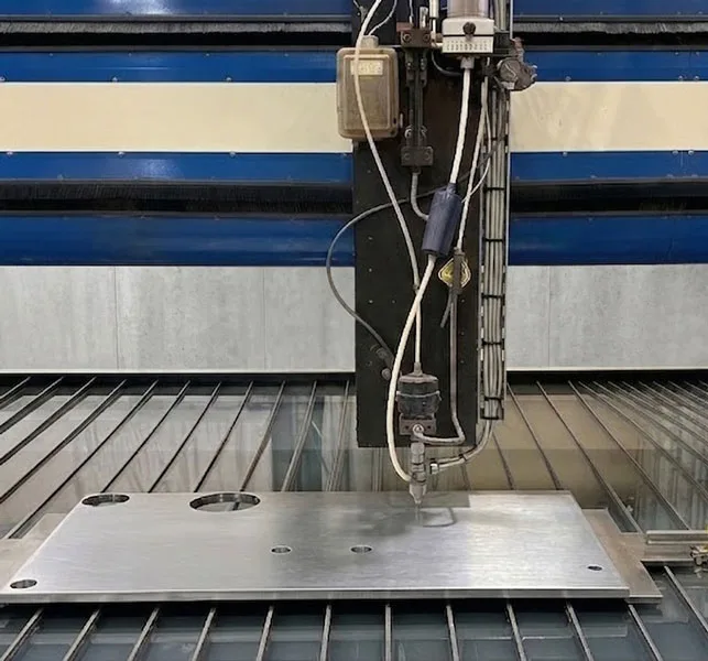 Industrial waterjet cutting