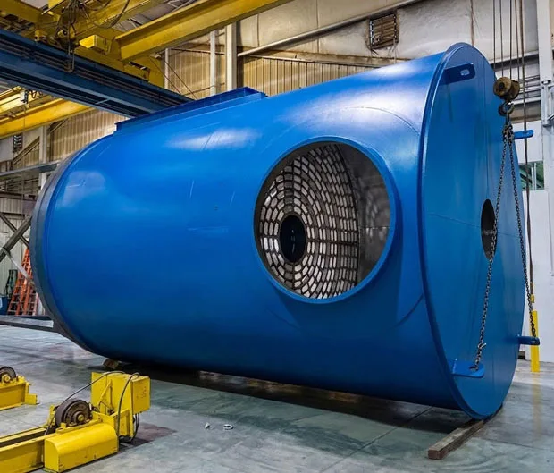 Industrial fabrication of tanks and vesselss